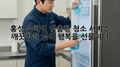 홍성 은하면 맞춤형 청소 서비스: 깨끗함을 넘어 행복을 선물하다